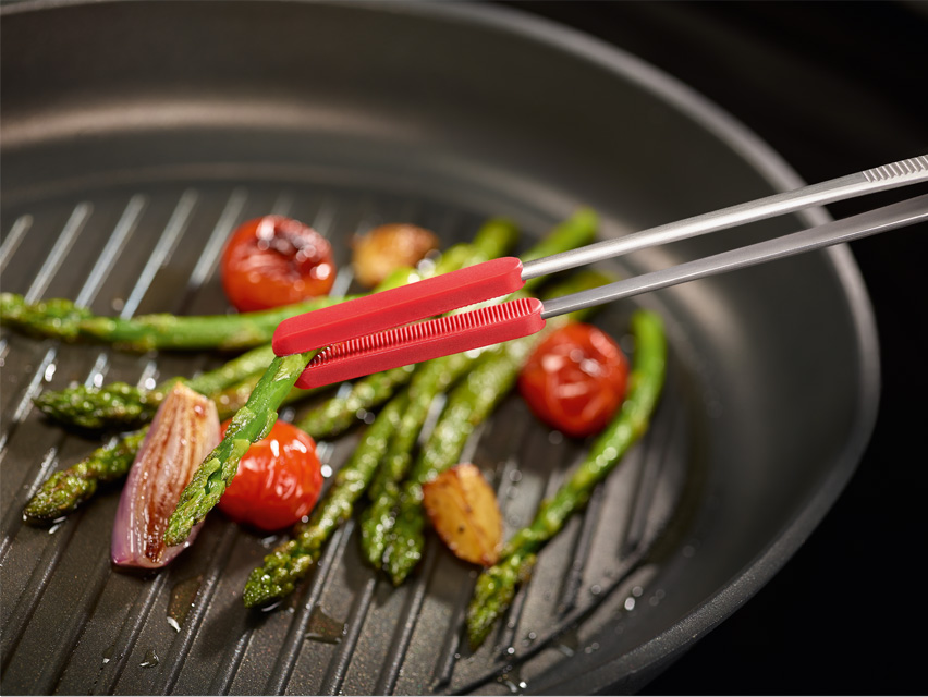 Küchenpinzetten mit Silikonspitzen