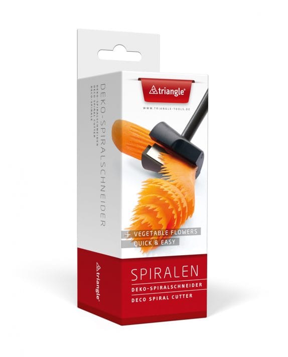 triangle Deko-Spiralschneider mit Verpackung