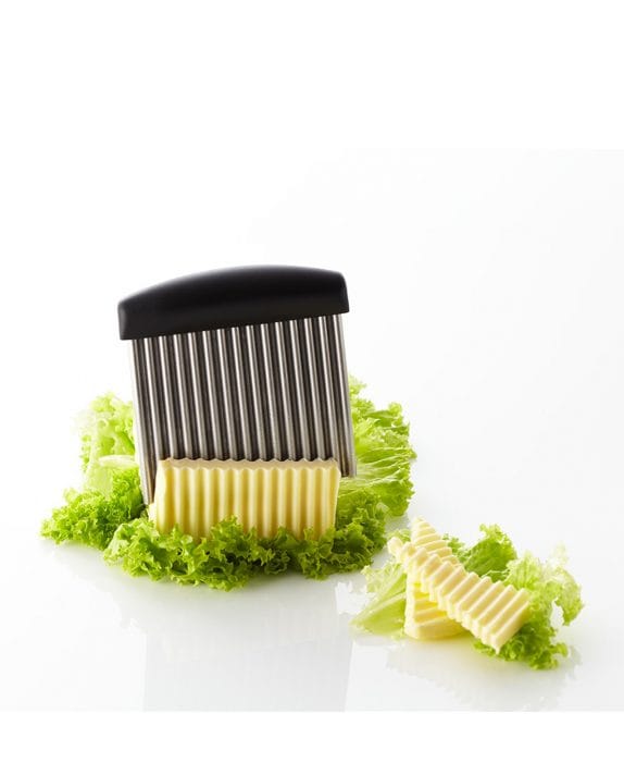 triangle Wellenschneider für Obst und Gemüse Buntmesser Dekoriermesser