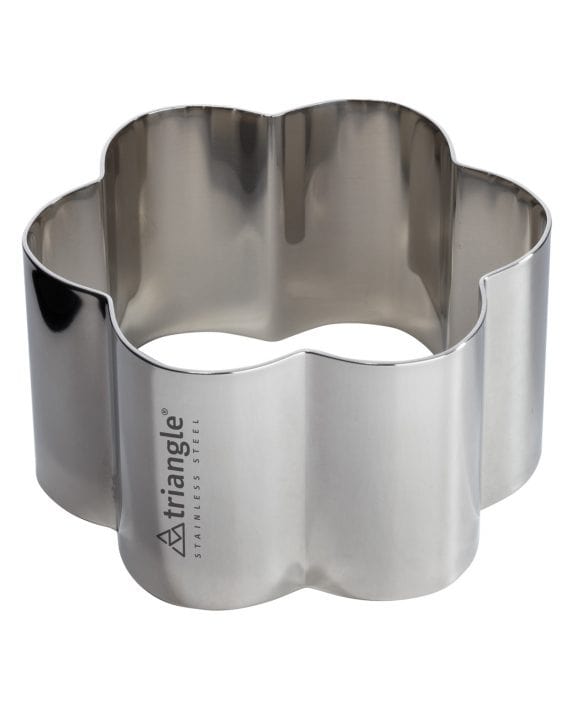 Servierring Blume von triangle zum Anrichten servieren Dessert Vorspeise