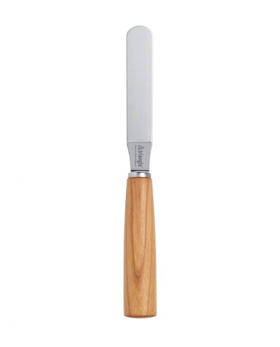 triangle pastry spatula confiserie palette knife Mood with cherry wood handle