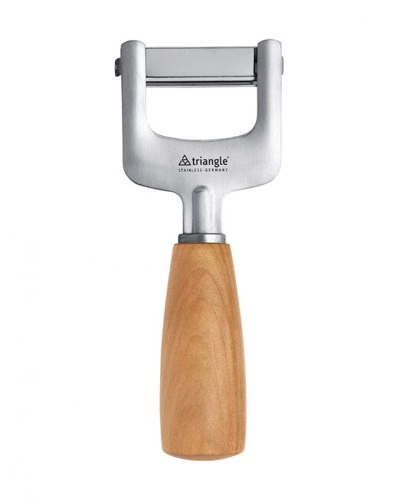 Julienneschneider Soul, Spirelli, Gemüsespaghetti, Spiralen, Spitzer, Spiralschneider, Gemüseschneider, Zucchininudeln, Nudelschneider, Lurch, GEFU, vegan, vegetarisch, trend, Geschenk, Spiraliser, Spiralizer, Kirschbaum, Holzgriff, Kirschholz Küchenwerkzeug Küchenwerkzeuge Küchenhelfer Made in Germany aus Deutschland Solingen nachhaltig umweltfreundlich kaufen Shop Onlineshop