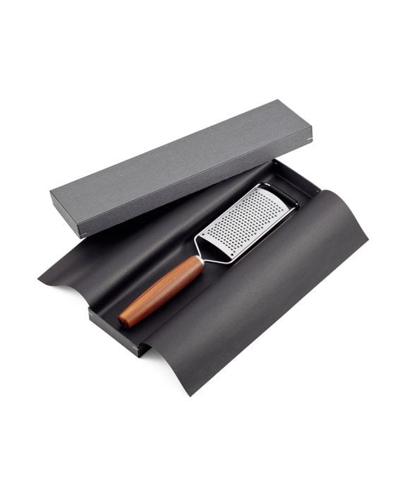 triangle Käsereibe Sense mit Pflaumenholz Pflaume Holzgriff Mood Reibe fein Microplane Zester