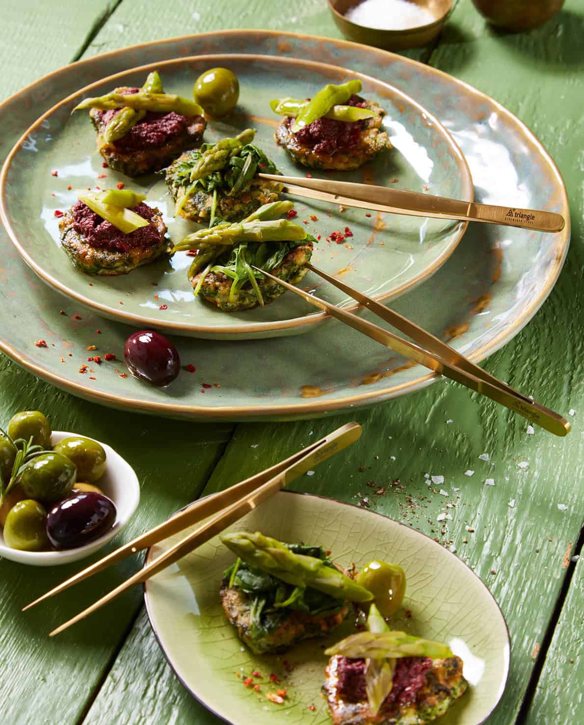 präzisionspinzetten triangle gold