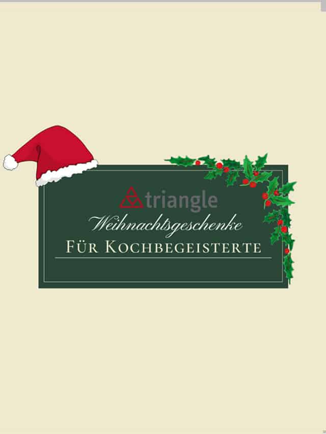 triangle Weihnachtsgeschenke für Kochliebhaber