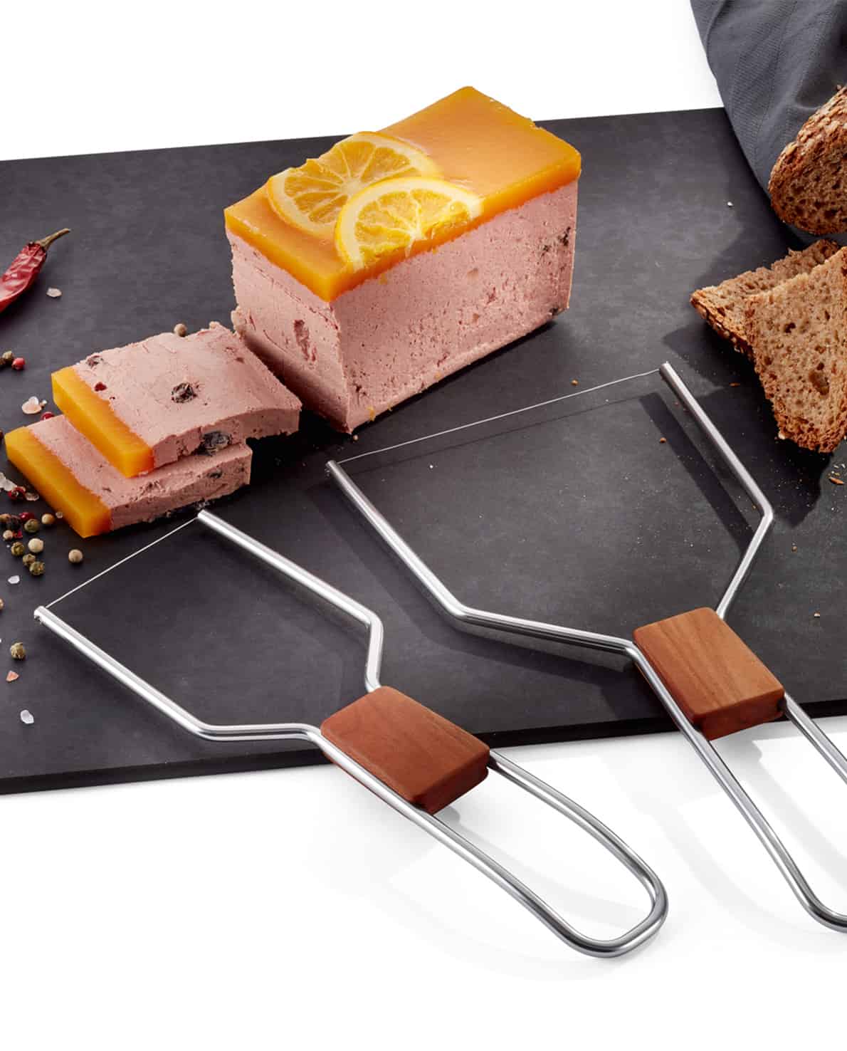 Käselyra Käsemesser Pastete